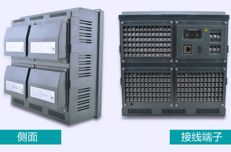 MIK-R8000D 側面和接線端子 MIK-R8000D 側面和接線端子