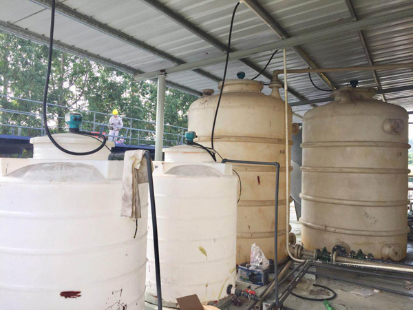 超聲波液位計現場安裝圖 超聲波液位計現場安裝圖